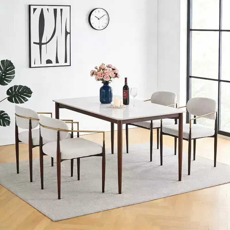 Christopher Knight Home Felicia Modern Upholstered Dining Chairs (Set of 4)