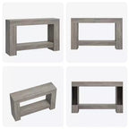 47 Farmhouse Console Table,2-Tier Entryway & Sofa Table with Open Storage for Living Room, Hallway & Foyer Decor