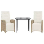 vidaXL Patio Dining Set with Cushions - Stylish and Comfy