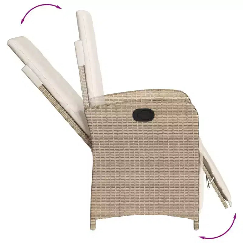 vidaXL Patio Dining Set with Cushions - Stylish and Comfy