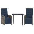 vidaXL Chic Garden Dining Set with Cushions