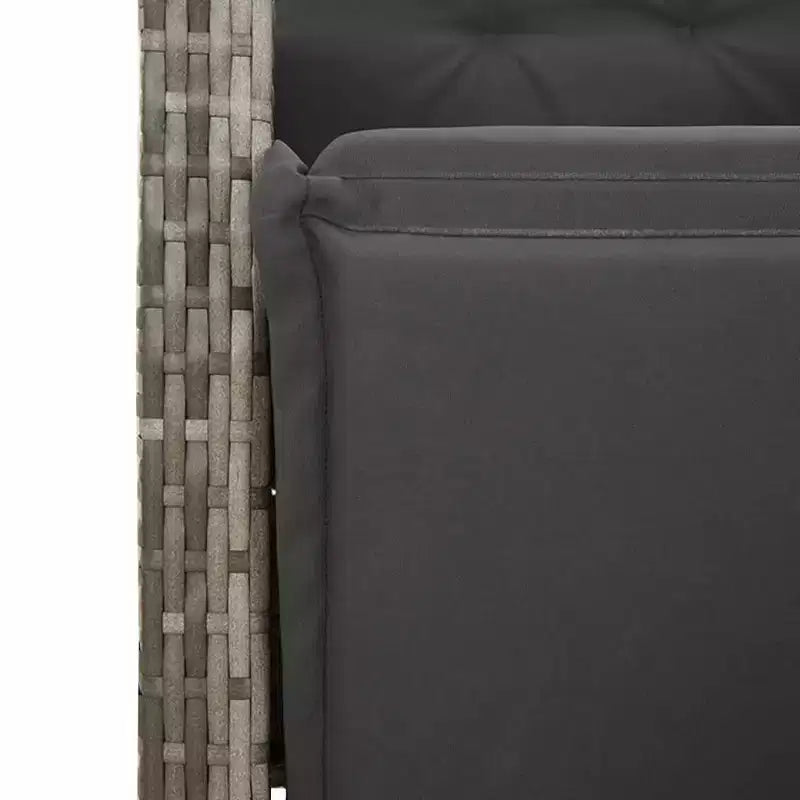 vidaXL Chic Garden Dining Set with Cushions