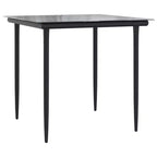 vidaXL Poly Rattan Outdoor Dining Set with Cushions