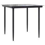 vidaXL Modern Garden Dining Set with Cushions in Poly Rattan