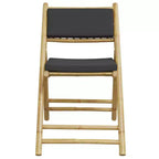 vidaXL Folding Bistro Set with Dark or Cushions