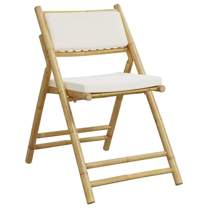 vidaXL Folding Bistro Set with Dark or Cushions