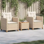 vidaXL Bistro Set with Cushions in Different Colors