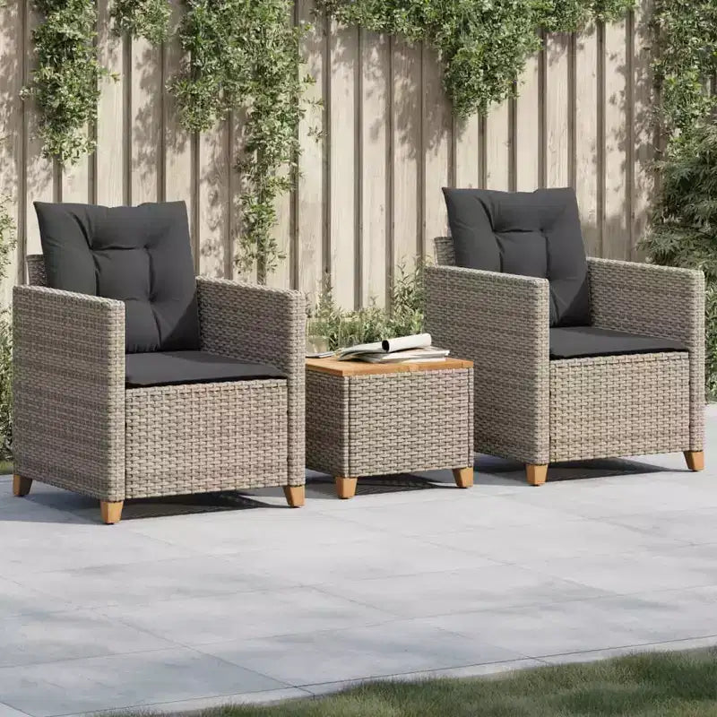 vidaXL Bistro Set with Cushions in Different Colors