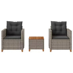 vidaXL Bistro Set with Cushions in Different Colors