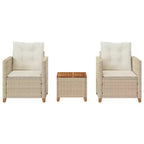 vidaXL Bistro Set with Cushions in Different Colors