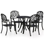 vidaXL Bistro Set Cast Aluminum Durable Bistro Set Round