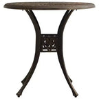 vidaXL Bistro Set Cast Aluminum Durable Bistro Set Round