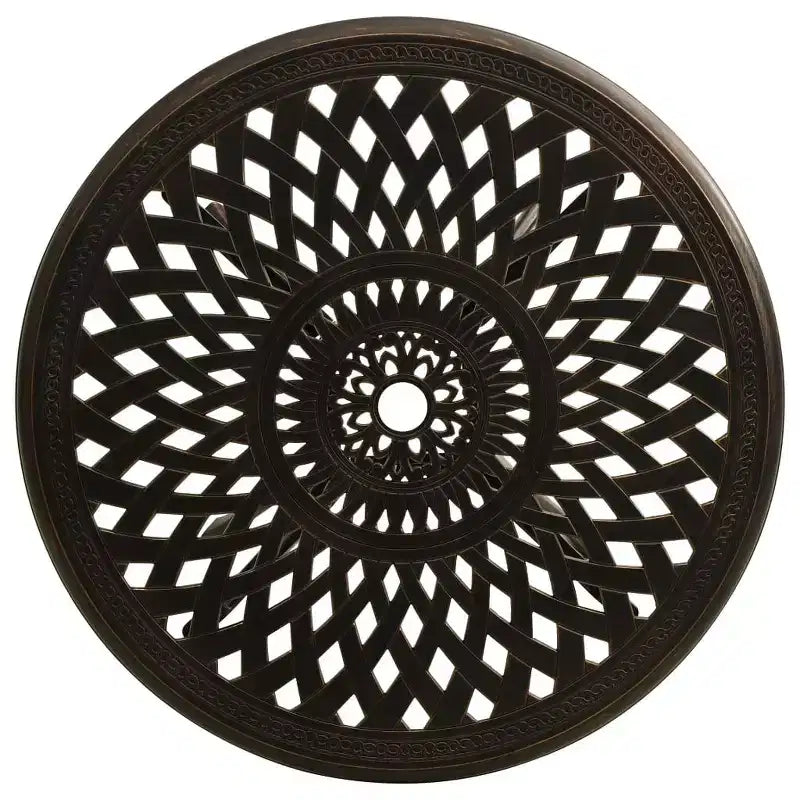 vidaXL Bistro Set Cast Aluminum Durable Bistro Set Round
