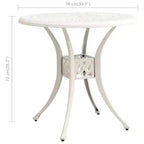 vidaXL Bistro Set Cast Aluminum Durable Bistro Set Round