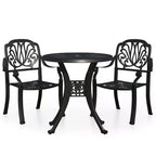 vidaXL Bistro Set Cast Aluminum Durable Bistro Set Round