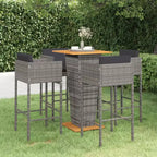 vidaXL Garden Bar Set with cushions