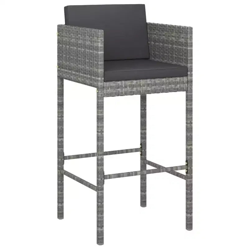 vidaXL Garden Bar Set with cushions
