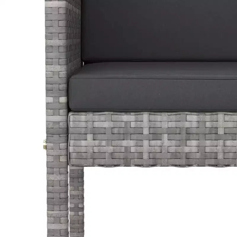vidaXL Garden Bar Set with cushions