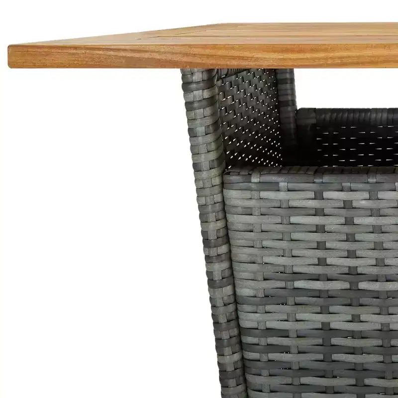 vidaXL Garden Bar Set with cushions