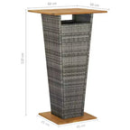 vidaXL Garden Bar Set with cushions