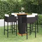 vidaXL Garden Bar Set with cushions