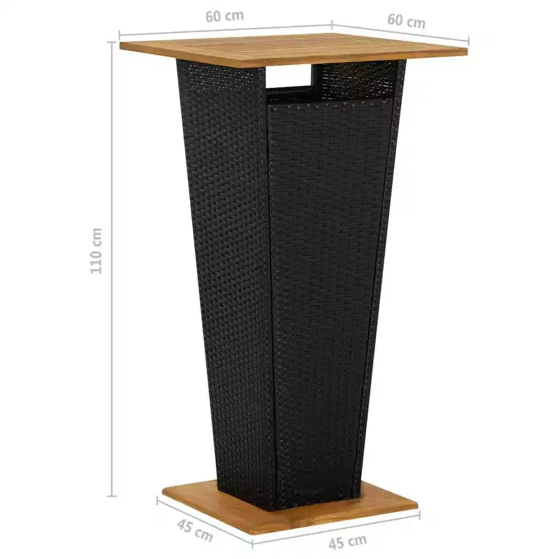 vidaXL Garden Bar Set with cushions