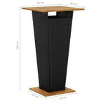 vidaXL Garden Bar Set with cushions