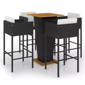 vidaXL Garden Bar Set with cushions