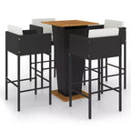 vidaXL Garden Bar Set with cushions