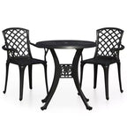 vidaXL Bistro Set Cast Aluminum