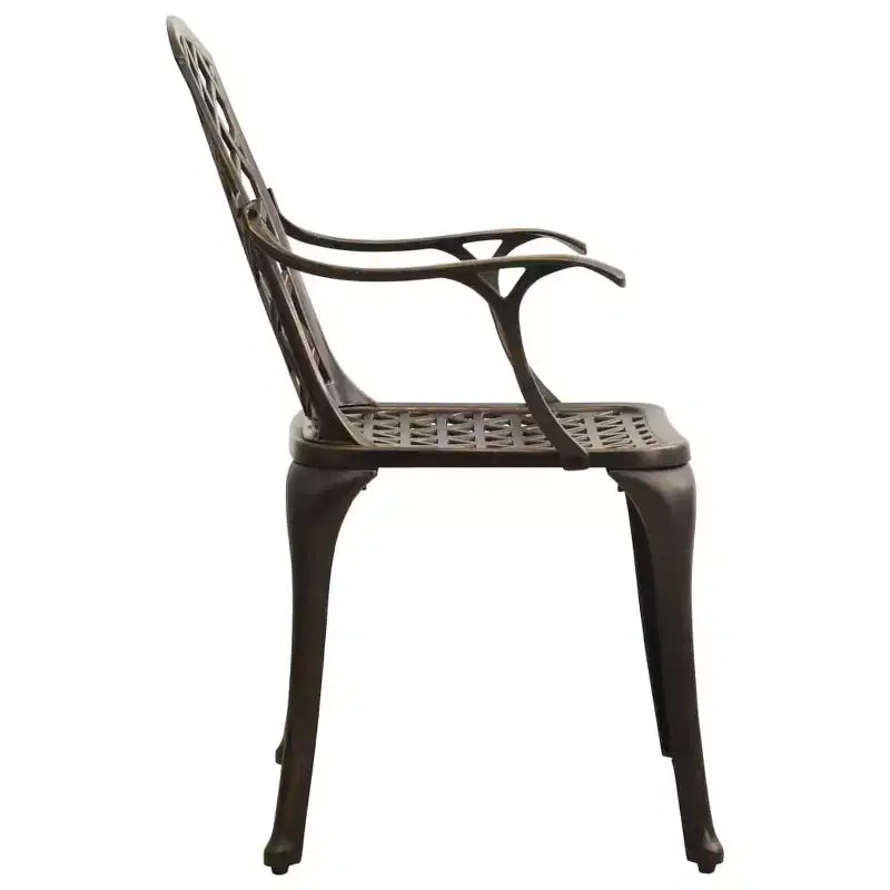 vidaXL Bistro Set Cast Aluminum