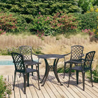 vidaXL Bistro Set Cast Aluminum