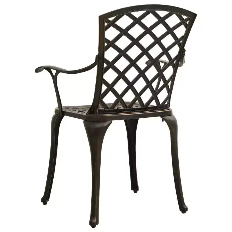 vidaXL Bistro Set Cast Aluminum