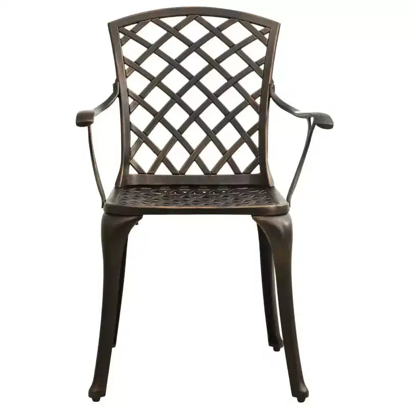vidaXL Bistro Set Cast Aluminum