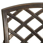 vidaXL Bistro Set Cast Aluminum