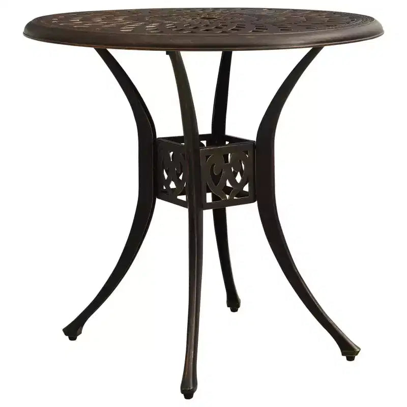 vidaXL Bistro Set Cast Aluminum
