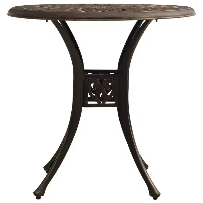 vidaXL Bistro Set Cast Aluminum