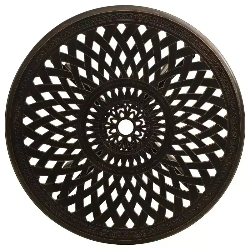 vidaXL Bistro Set Cast Aluminum