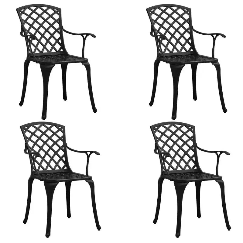 vidaXL Bistro Set Cast Aluminum