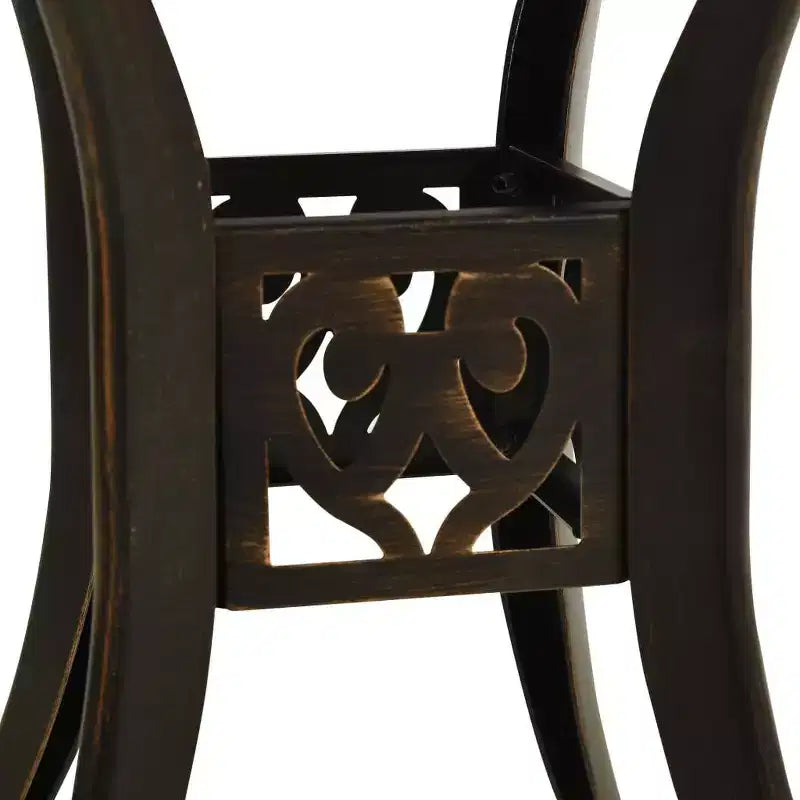 vidaXL Bistro Set Cast Aluminum