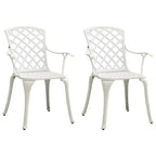 vidaXL Bistro Set Cast Aluminum