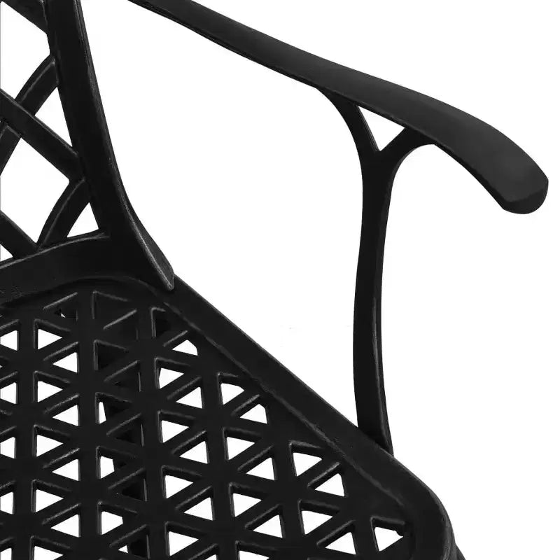 vidaXL Bistro Set Cast Aluminum