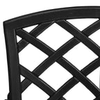 vidaXL Bistro Set Cast Aluminum