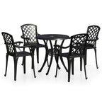 vidaXL Bistro Set Cast Aluminum