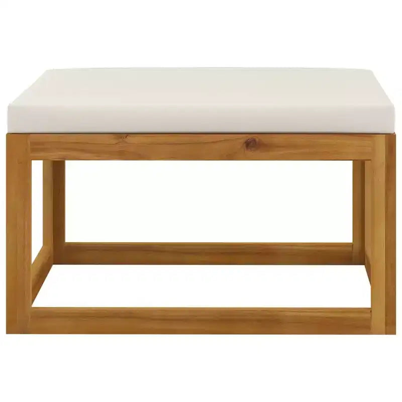vidaXL Modular Garden Lounge Set with Cushions in Solid Acacia Wood
