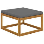 vidaXL Modular Garden Lounge Set with Cushions in Solid Acacia Wood