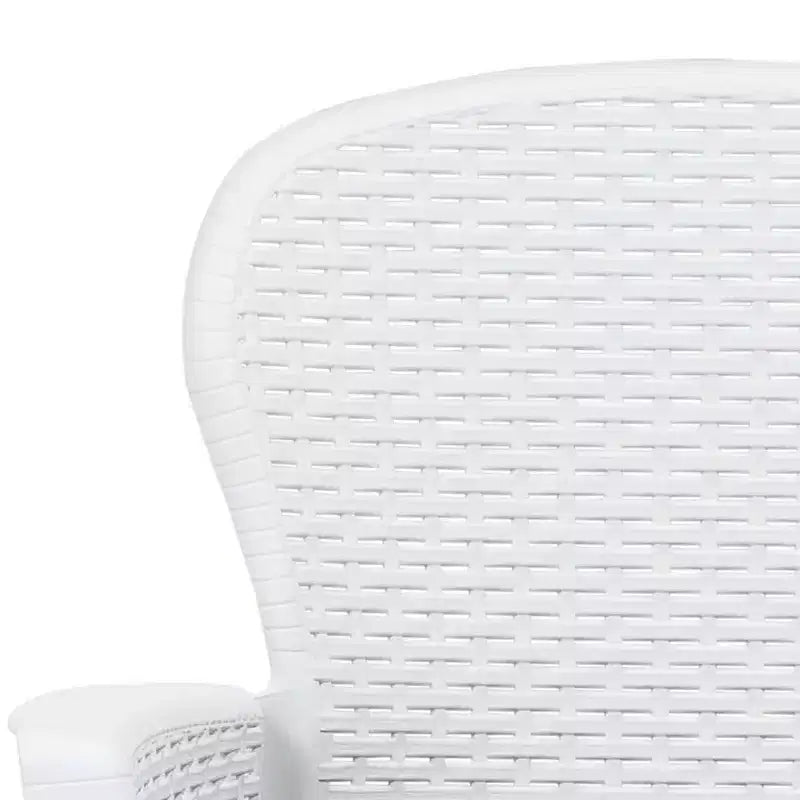 vidaXL Patio Bistro Set Outdoor Table and Chairs Conversation Set Plastic