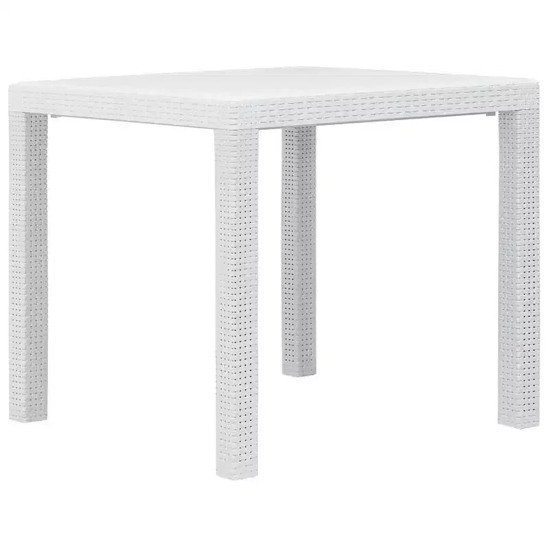 vidaXL Patio Bistro Set Outdoor Table and Chairs Conversation Set Plastic