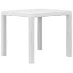 vidaXL Patio Bistro Set Outdoor Table and Chairs Conversation Set Plastic