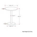Ryan 16 inch Wide Modern Side Table